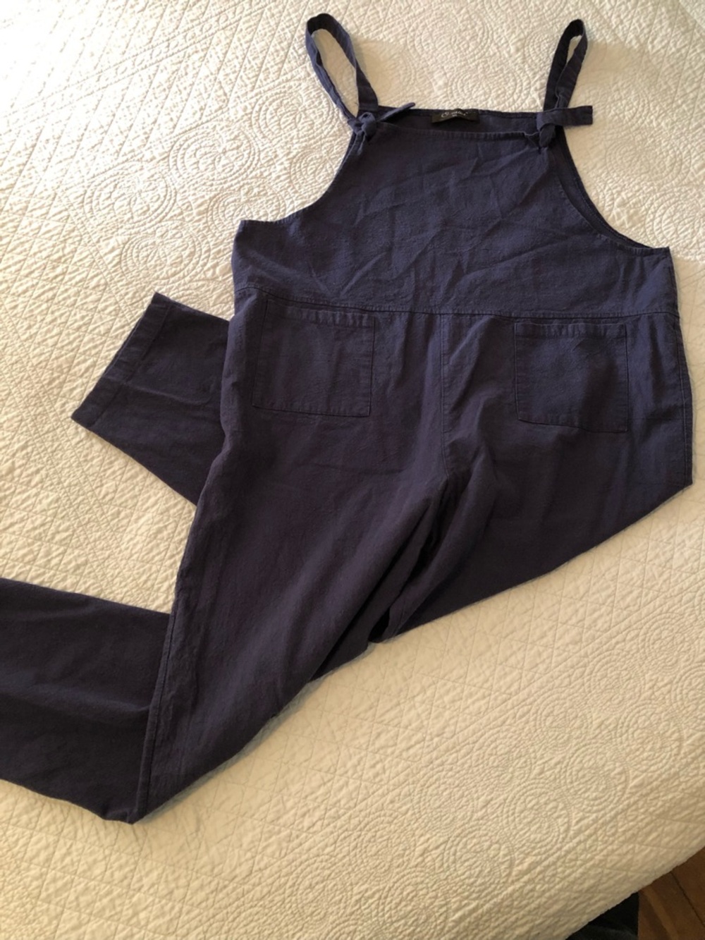 Lagenlook wide leg romper jumpsuit. Size 3X.